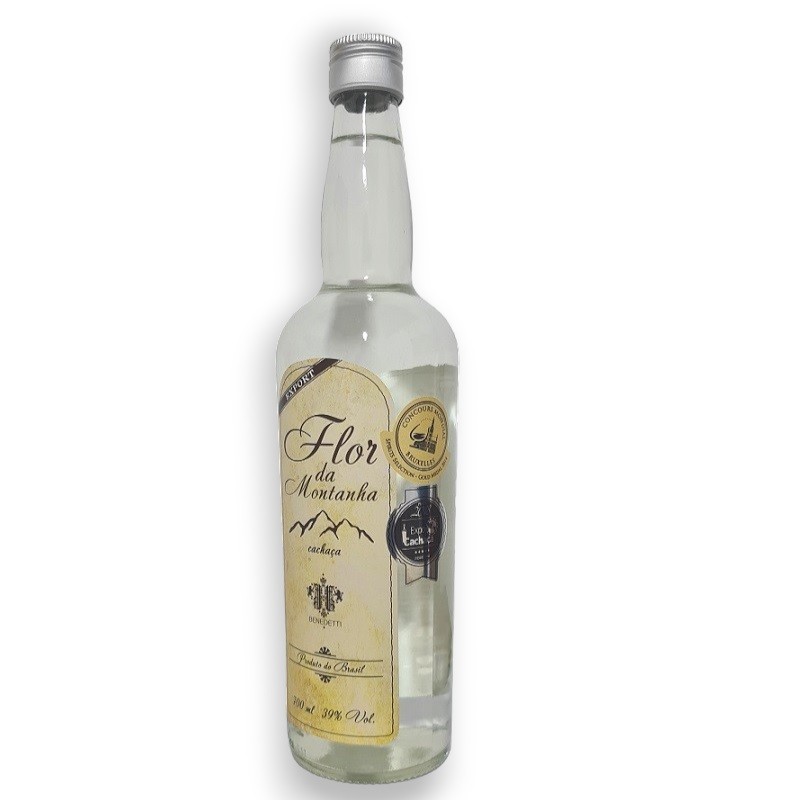Cachaça Flor da Montanha Export Prata 700 ml | Spazio Benedetti