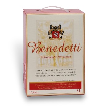 Vinho Benedetti Bordo Seco 5 Litros