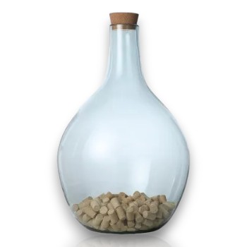 Garrafão Bojudo de Vidro 40 Litros