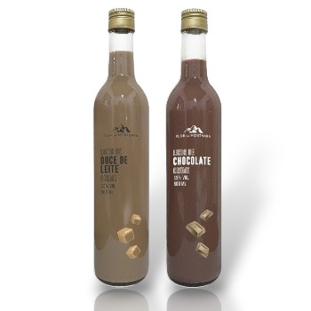 Kit 2 Licores Cremosos Flor da Montanha 500ml