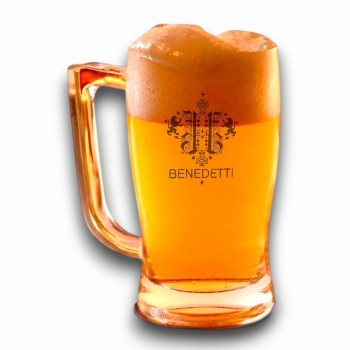 Caneca de Vidro para Chopp 600ml