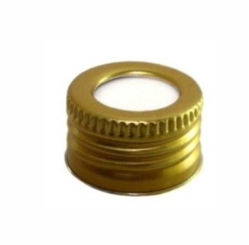 Tampa de Alum�nio Rosca 28mm Furo